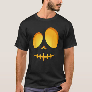 Halloween Costume Fun JackOLantern Scary Carved Pu T-Shirt