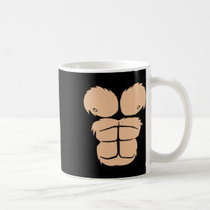 Halloween Costume Fun Monkey Gorilla Chest Suit Ha Coffee Mug