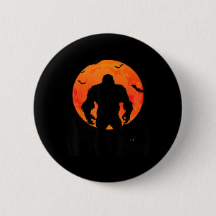 Halloween Costume Funny Sasquatch Bigfoot 2 Inch Round Button