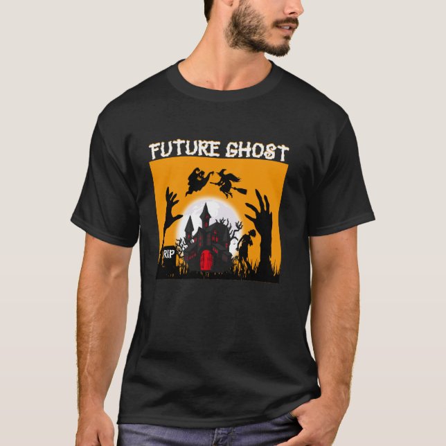 Halloween Costume Future Ghost T-Shirt (Front)