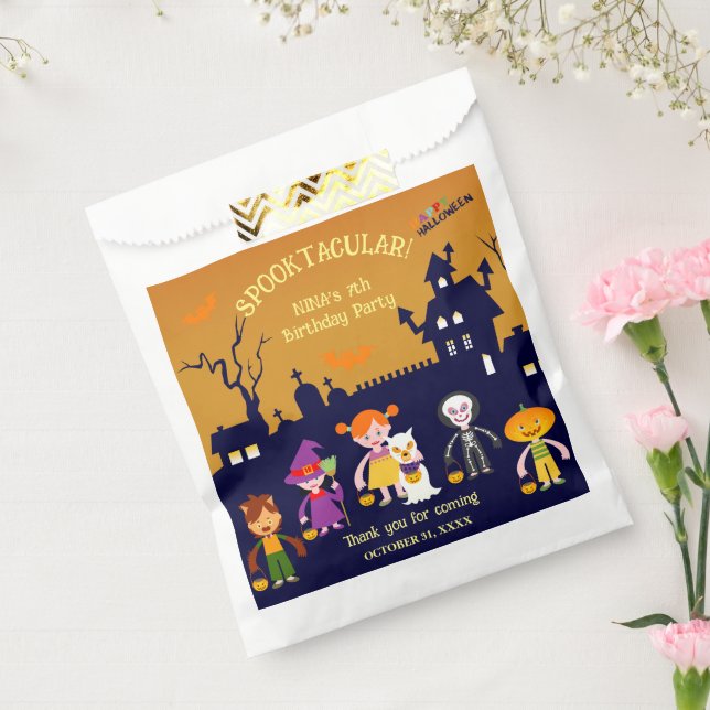 Halloween Costume Girl Birthday Party  Favour Bag (Sealed)