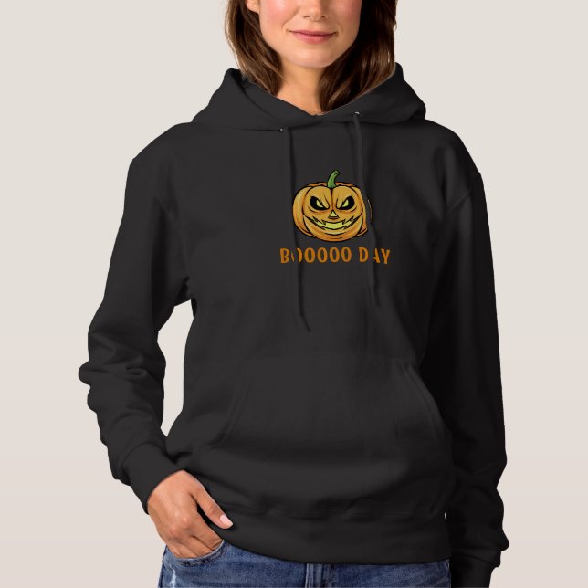 Halloween costume Happy Boo Day fancy dress childr Hoodie (Front)