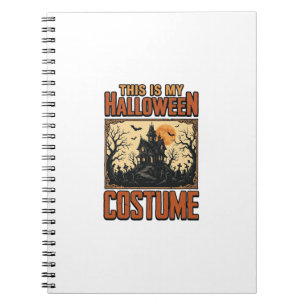 Halloween Costume Haunted House Vintage Shirt Desi Notebook