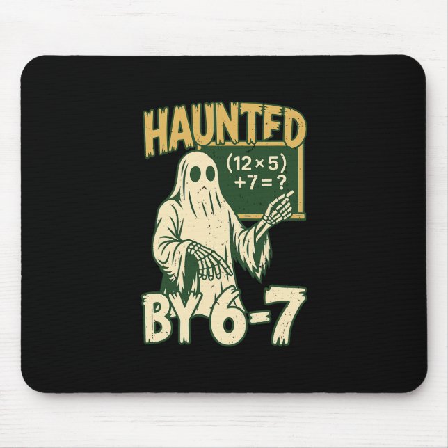 Halloween Costume Haunted  Mouse Pad (Front)