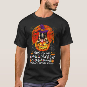 Halloween Costume I'm Really A German Shepherd Dog T-Shirt
