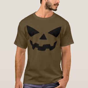 Halloween Costume Jack O' Lantern Pumpkin Face Wom T-Shirt