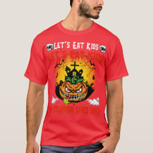 Halloween Costume Let's Eat Kids Punctuation Saves T-Shirt