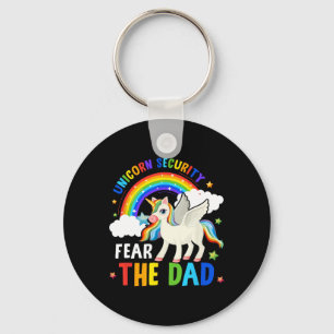 Halloween Costume Men Unicorn Security Fear The Da Keychain