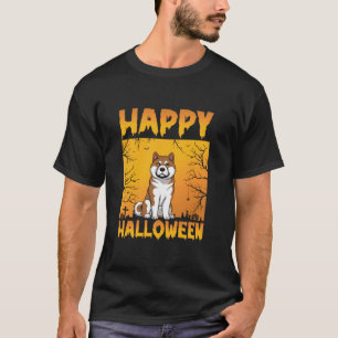 Halloween Costume Men Women Kids Funny Akita Dog T T-Shirt