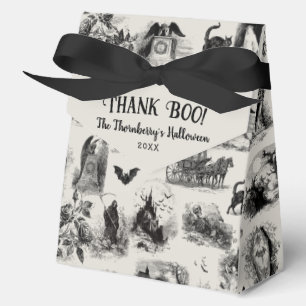 Halloween Costume Party Adults Thank You Favor Box