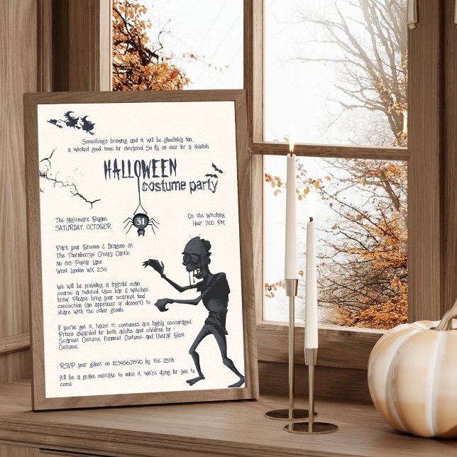 Halloween Costume Party Invitation (Creator Uploaded)