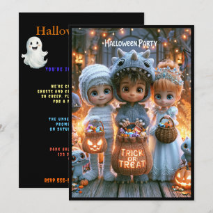 Halloween Costume Party Invitation 