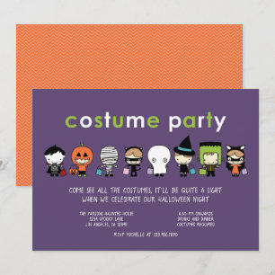 Halloween Costume Party Invitation
