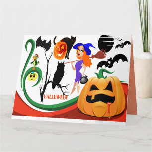 Halloween Costume Party Invitation Card