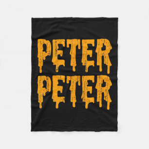 Halloween Costume Peter Pumpkin Eater Fleece Blanket