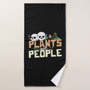 Halloween costume plants not people halloween bath towel