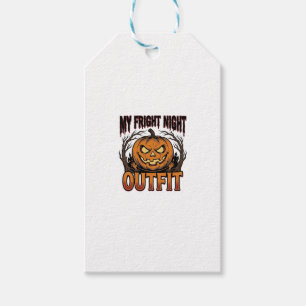 Halloween Costume Shirt Spooky Pumpkin Outfit_1 Gift Tags