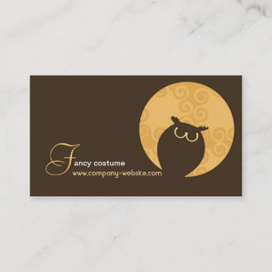 Halloween Costume Shop Business Card