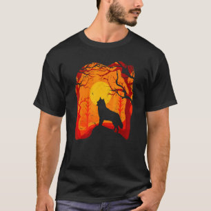 Halloween Costume Siberian Husky Dogs  Puppy Owner T-Shirt