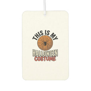 Halloween Costume Spider Web Vintage Shirt Design_ Air Freshener