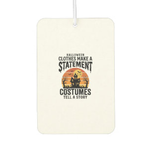 Halloween Costume Statement Vintage Shirt Design_1 Air Freshener