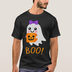 Halloween Costume  Sweet Ghost Jack o Lantern T-Shirt