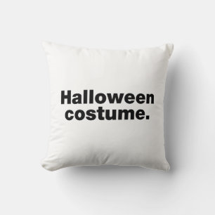 Halloween costume throw pillow