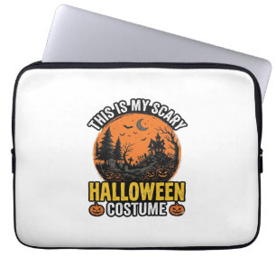 Halloween Costume Vintage Scary Laptop Sleeve