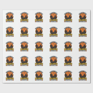 Halloween Costume Vintage Scary Wrapping Paper