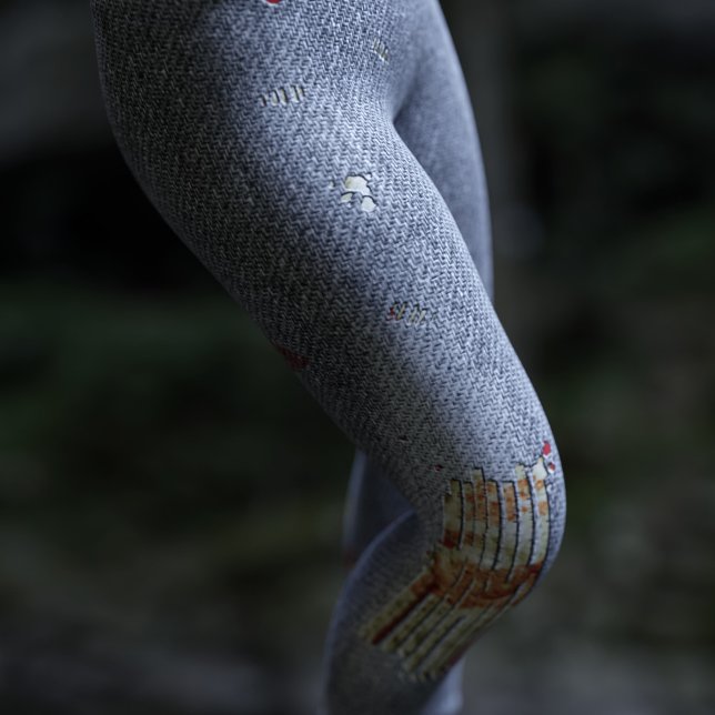Halloween Costume Zombie déchiré Jeans Leggings (Livin' that zombie life this Halloween? Here's your leggings!)