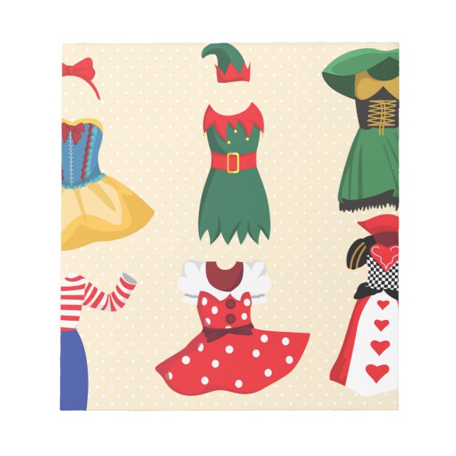 halloween costumes notepad (Front)