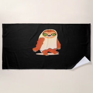 Halloween costumes sloth Oversized T-Shirt Beach Towel