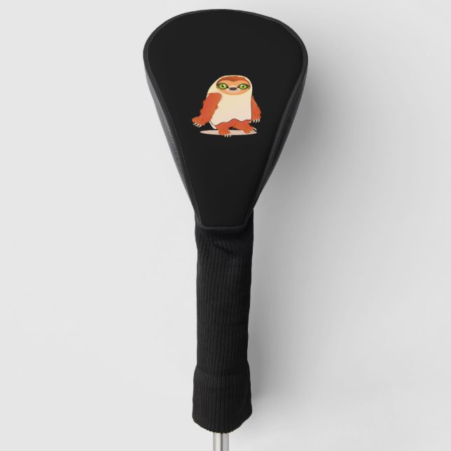 Halloween costumes sloth Oversized T-Shirt Golf Head Cover (Front)
