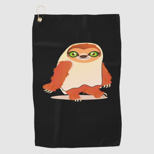 Halloween costumes sloth Oversized T-Shirt Golf Towel (Front)