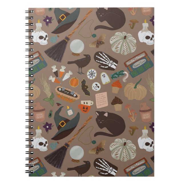 Halloween Cottagecore Notebook (Front)