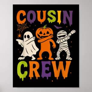 Halloween Cousin Crew 2025 Kids Matching Cousins S Poster