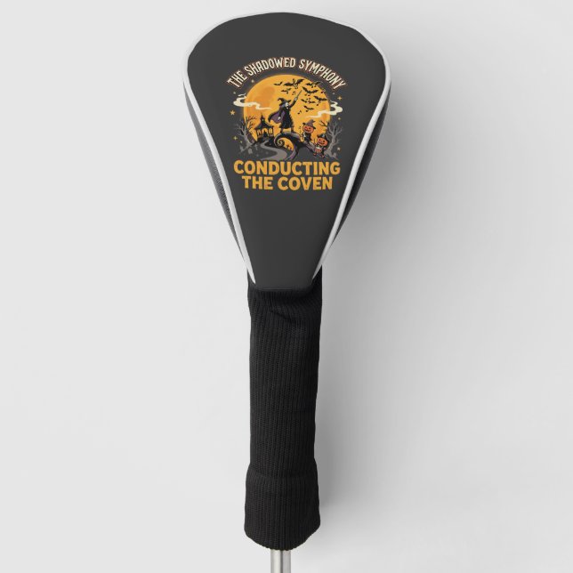Halloween Coven Conductor Golf Head Cover (Front)