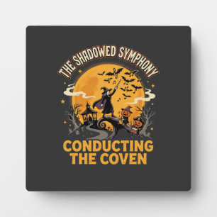 Halloween Coven Conductor Plaque