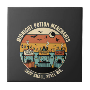 Halloween Coven Night Market Tile