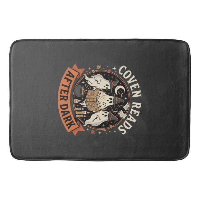 Halloween Coven Readers Night Bath Mat (Front)