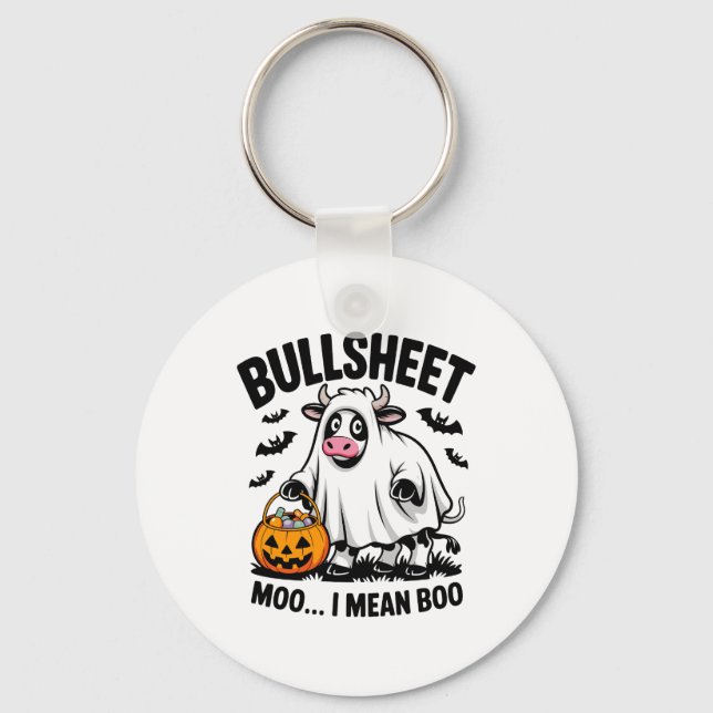 halloween cow keychain (Front)