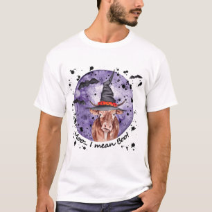 Halloween Cow Moo I Mean Boo Funny T-Shirt