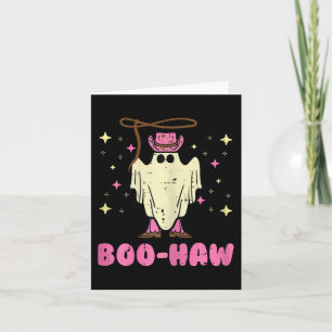 Halloween Cowgirl Boo Yaw Costume Women Girls Kids Card