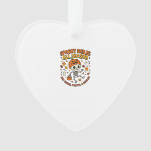 Halloween Cozy Skeleton Celebration Ornament