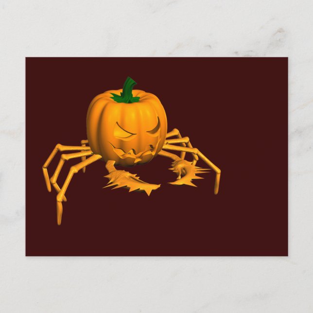 Halloween Crab Postcard (Front)