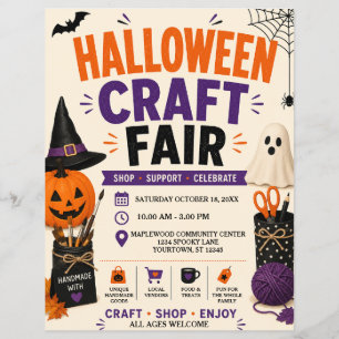Halloween Craft Fair Flyer