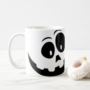 Halloween Crazy Ghost Face Coffee Mug
