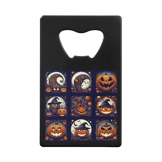 Halloween Credit Card Bottle Opener (Front)