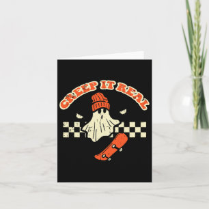 Halloween Creep It Real Ghost Skater Costume Men B Card