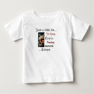 Halloween creepy cat baby T-Shirt